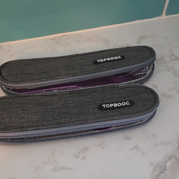 Purple Cutlery Set with Case - Picture 5 of 6